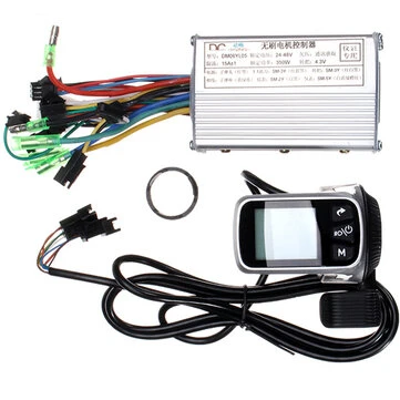 24V 36V 48V 350W Elcykel Børsteløs Hastighedsregulator LCD Display Meter Til MTB Cykel Scooter