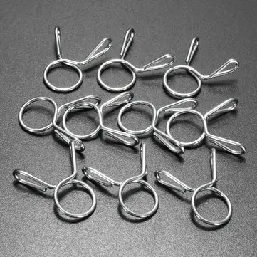 50 stk. 10mm Brændstofslange Fjederklips Klips til Motorcykel ATV Scooter