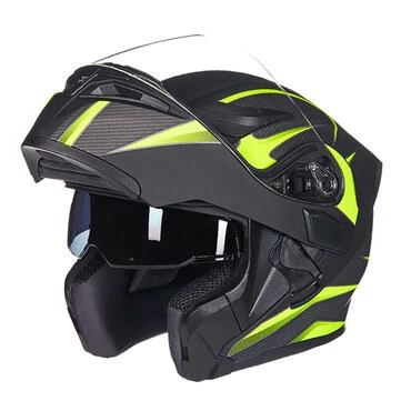GXT 902 DOT Hjelm til motorcykel med fuld ansigt Flip op Motocross Dobbelt linse Racing Riding