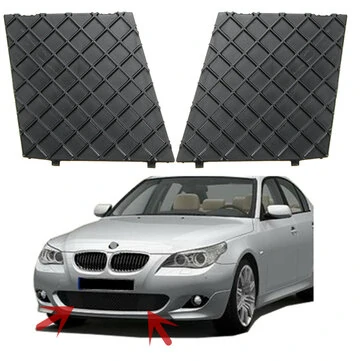 2 stk. Front Bumper Nedre Mesh Grill Trim Cover Venstre og Højre til BMW E60 E61M