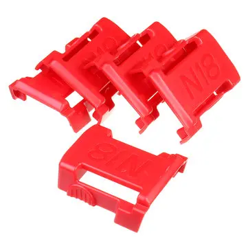 5 stk. Batteriholdere Til Opbevaring af Milwaukee 18V Batteri 5x Stativ Slot