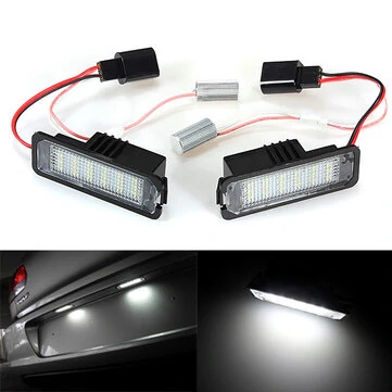18 SMD LED nummerpladelys til VW Golf Mk4 MK5 Passat Polo
