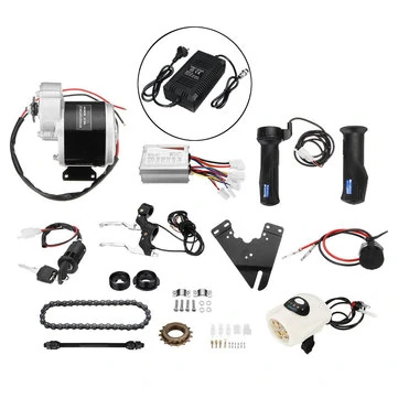 24V 350W Elektrisk Cykel Scooter Motoriseret Motor Controller med Oplader Konverteringskit