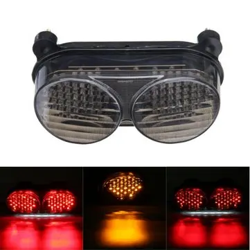 Baglygte med integrerede LED-blinklys til Kawasaki ZR7S ZX6R ZX9R ZX900 ZZR600