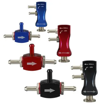 Justerbar bilateral turbokraftventil manuel bil boostcontroller booster kit