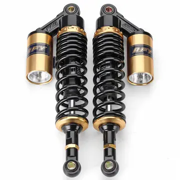 340mm 13,5 tommer Motorcykel Luftstøddæmper Affjedring Til Honda/Yamaha/Suzuki/Kawasaki