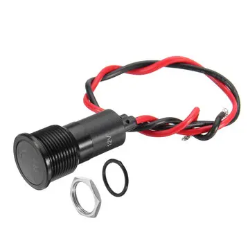12V 16mm Metal LED Dash Panel Advarselslampe Indikatorlampe Båd