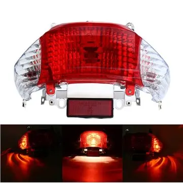 12V Motorcykelsignallys Baglygte Baglygte Til GY6 Scooter 50cc