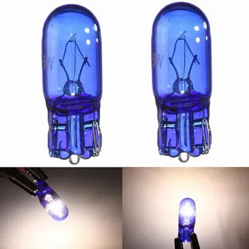 2 stk W5W/T10 5W Super Bright Hvidt Lys Xenon Sidelygter Bredde Lys 12V