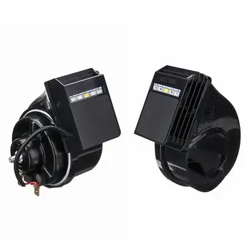 12V 10W 110dB LED Høj Lyd Sneglhorn Bil Auto Motor Motorcykel Universal