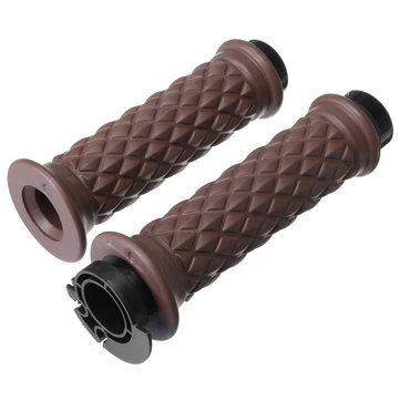 Motorcykel Gummi Styrhåndtag på 7/8 tommer (22mm) til Café Racer, Bobber, Clubman
